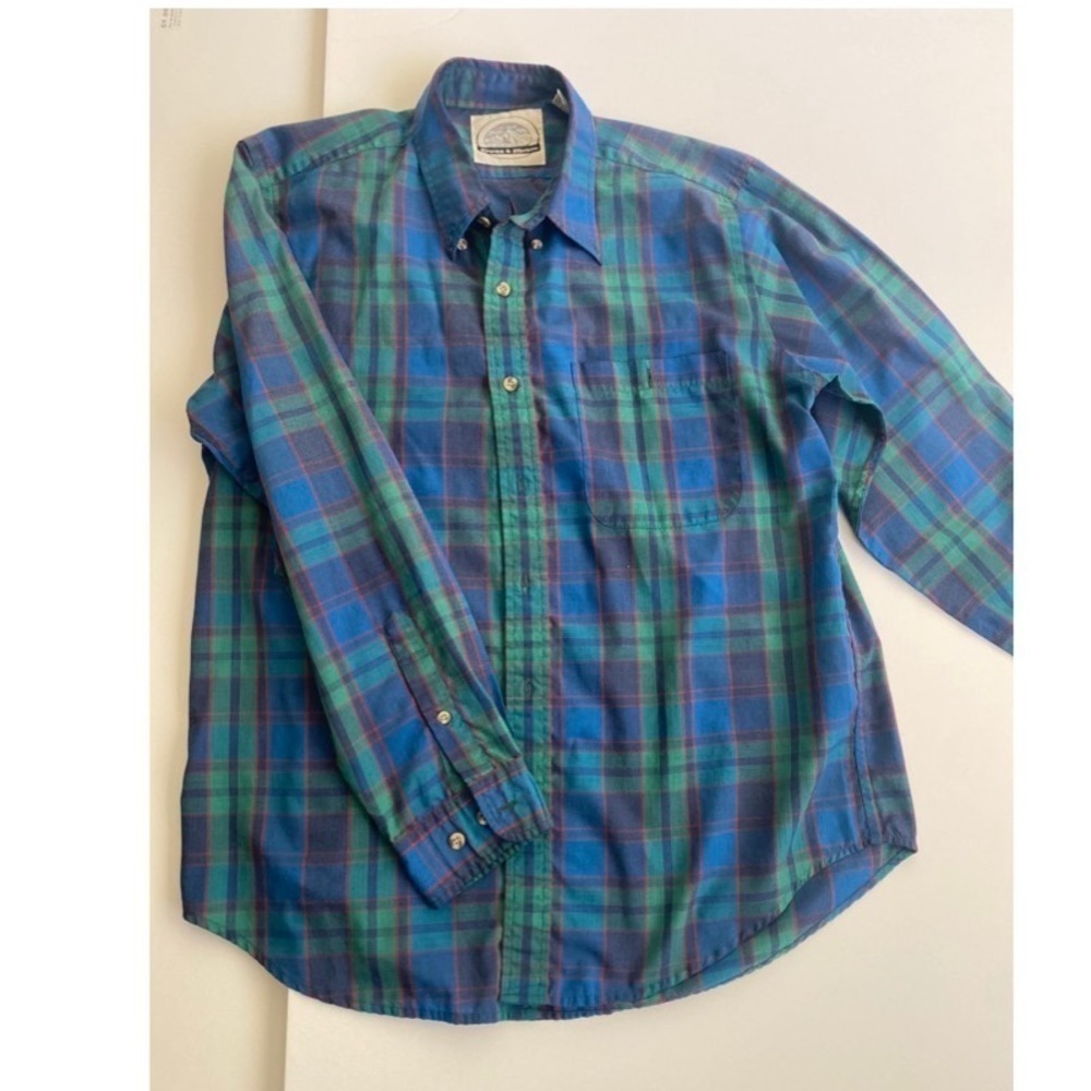 Cross & Winsor Lightweight Button Up M - image 2